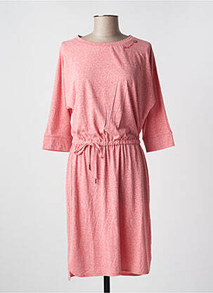 Robe mi-longue manches 3/4 manches 3/4 rouge RAGWEAR femme