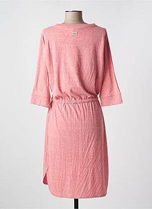 Robe mi-longue manches 3/4 manches 3/4 rouge RAGWEAR femme
