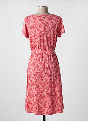 Robe mi-longue manches courtes manches courtes rouge RAGWEAR femme