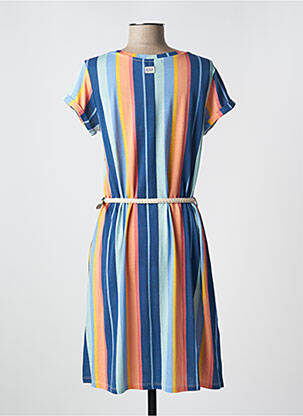 Robe mi-longue manches courtes manches courtes bleu RAGWEAR femme