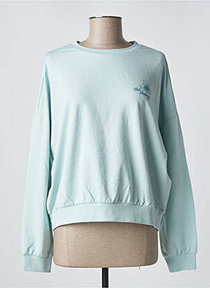 Sweat-shirt tissage jersey manches longues bleu RAGWEAR femme
