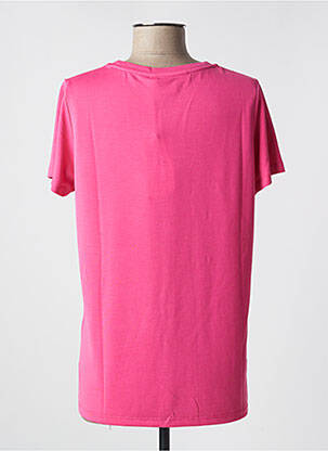 Top tissage jersey manches courtes rose RAGWEAR femme
