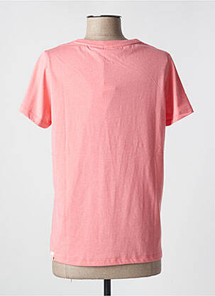 T-shirt coupe droite manches courtes rose RAGWEAR femme