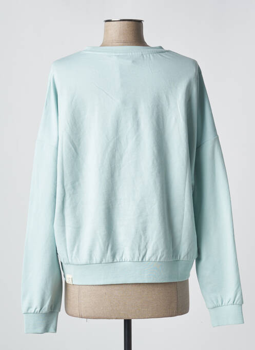 Sweat-shirt tissage jersey manches longues bleu RAGWEAR femme