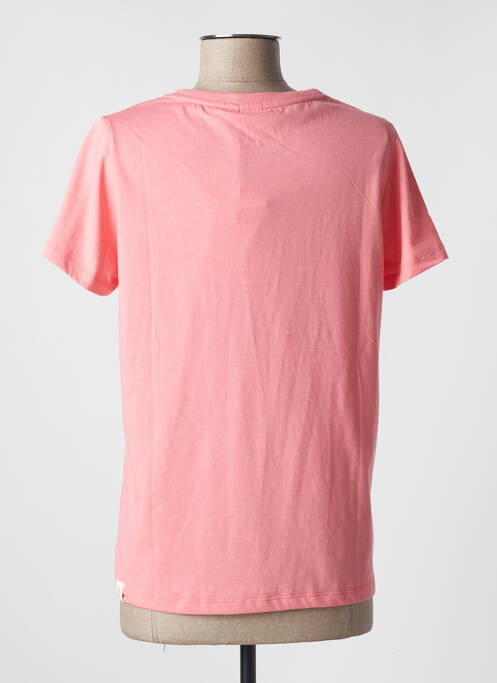 T-shirt coupe droite manches courtes rose RAGWEAR femme