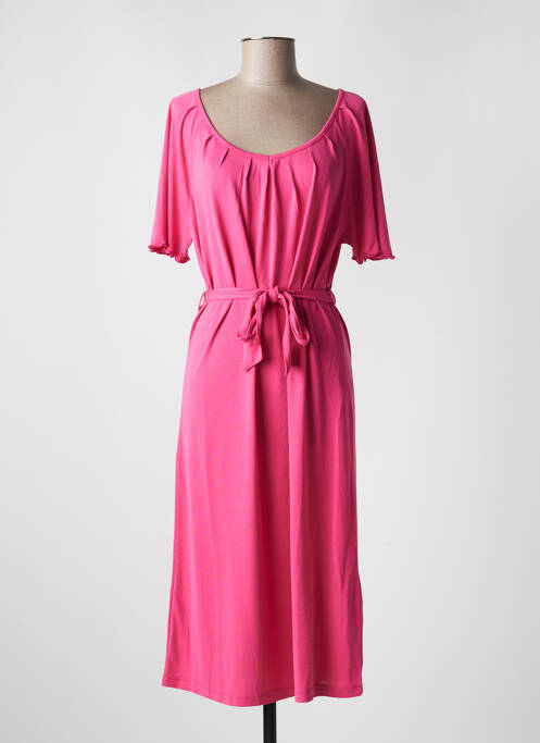 Robe mi-longue rose RAGWEAR pour femme