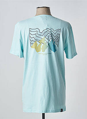 T-shirt coupe droite manches courtes bleu RAGWEAR homme