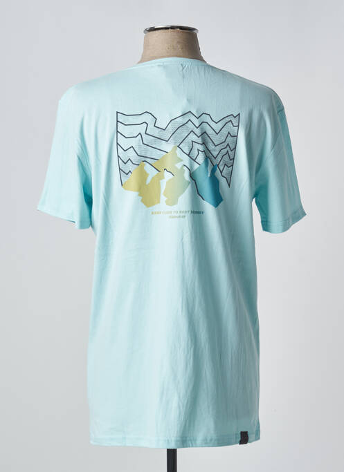T-shirt coupe droite manches courtes bleu RAGWEAR homme