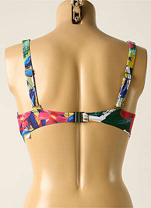 Haut de maillot de bain stretch haut soutien-gorge emboitant rouge YSABEL MORA femme