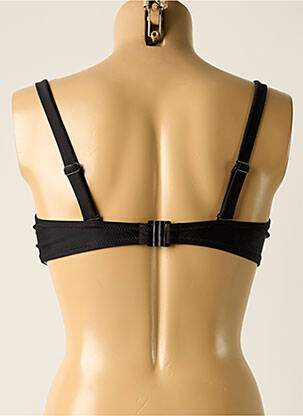 Haut de maillot de bain stretch haut soutien-gorge emboitant noir YSABEL MORA femme