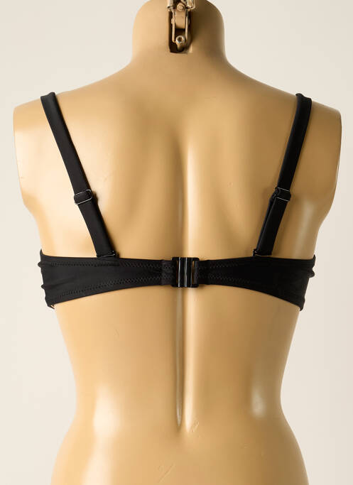 Haut de maillot de bain stretch haut soutien-gorge emboitant noir YSABEL MORA femme