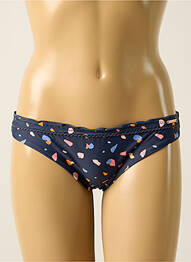 Bas de maillot de bain imprimé fantaisie culotte bleu YSABEL MORA femme