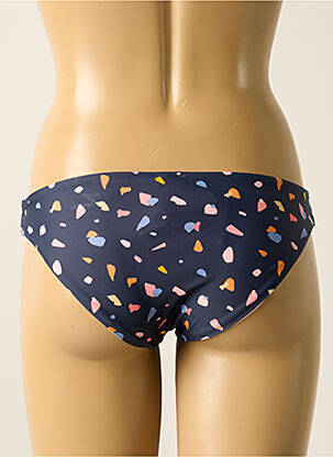 Bas de maillot de bain imprimé fantaisie culotte bleu YSABEL MORA femme