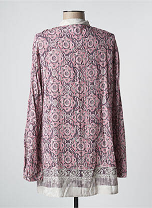 Chemisier imprimé fantaisie manches longues rose GERRY WEBER femme