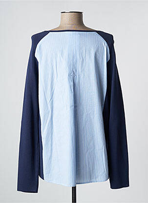 Pull col rond manches longues bleu GERRY WEBER femme