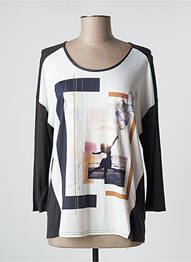 Top tissage jersey manches longues gris GERRY WEBER femme
