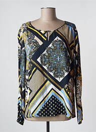 Blouse imprimé fantaisie manches longues bleu BETTY BARCLAY femme
