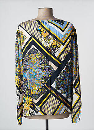 Blouse tissage popeline manches longues bleu BETTY BARCLAY femme