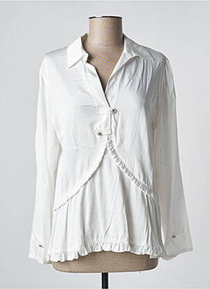 Blouse blanc POUPEE CHIC pour femme