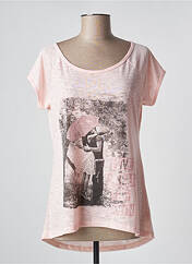 T-shirt rose PAUL BRIAL pour femme seconde vue