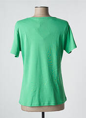 T-shirt vert I.ODENA pour femme seconde vue