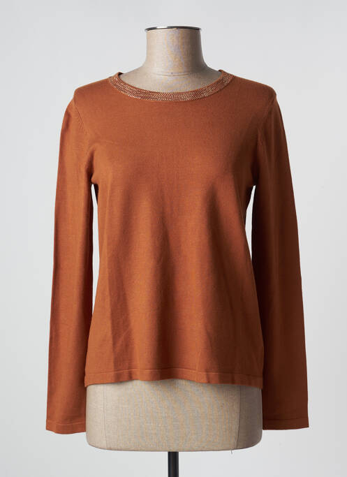 Pull marron TRIPODE pour femme