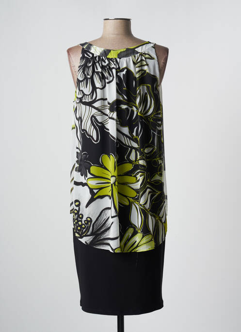 Robe mi-longue noir FRANK LYMAN pour femme