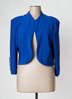 Boléro coupe cintrée bleu JOSEPH RIBKOFF femme