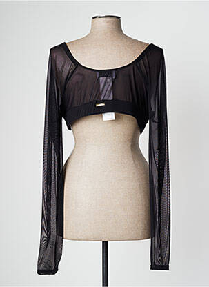 Top col v manches longues noir JOSEPH RIBKOFF femme