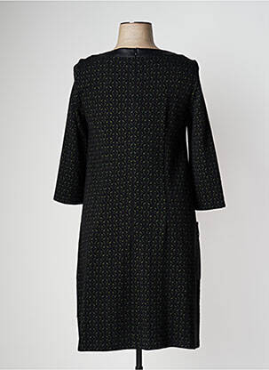 Robe mi-longue manches 3/4 manches 3/4 noir ROBE LEGERE BY VERA MONT femme
