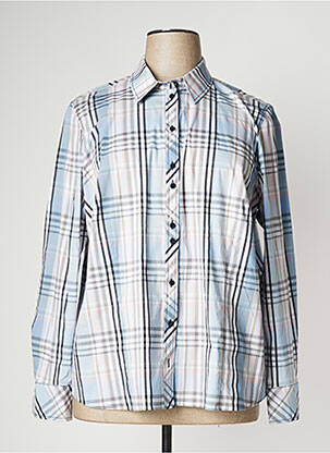 Chemisier coupe droite manches longues bleu GERRY WEBER femme