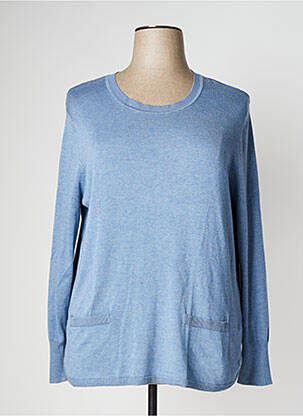 Pull coupe cintrée manches longues bleu GERRY WEBER femme