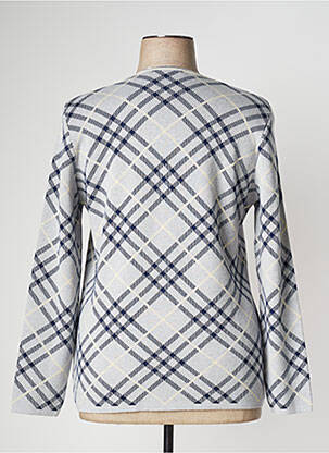 Pull tissage chiné manches longues gris I.ODENA femme