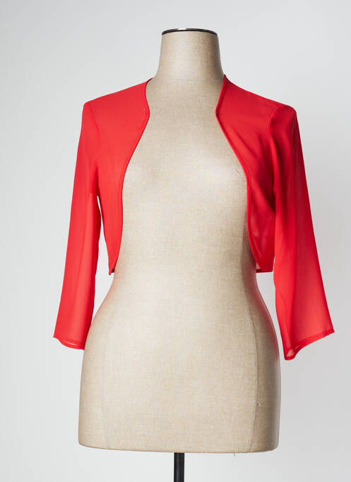 Boléro légère et transparente rouge VERA MONT femme