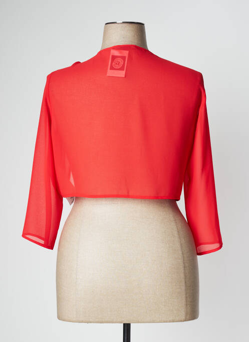 Boléro légère et transparente rouge VERA MONT femme