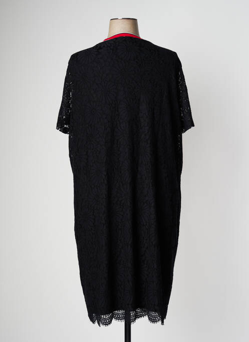 Robe mi-longue noir SAMOON pour femme