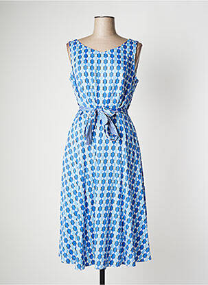 Robe mi-longue sans manche sans manche bleu GERRY WEBER femme