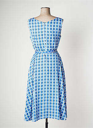 Robe mi-longue sans manche sans manche bleu GERRY WEBER femme