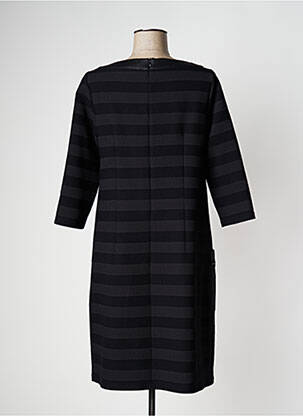 Robe mi-longue manches 3/4 manches 3/4 noir ROBE LEGERE BY VERA MONT femme