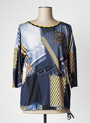 T-shirt manches 3/4 manches 3/4 bleu BETTY BARCLAY femme