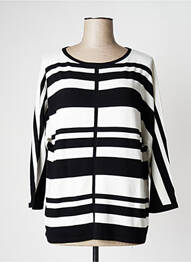 Pull stretch manches 3/4 noir GERRY WEBER femme