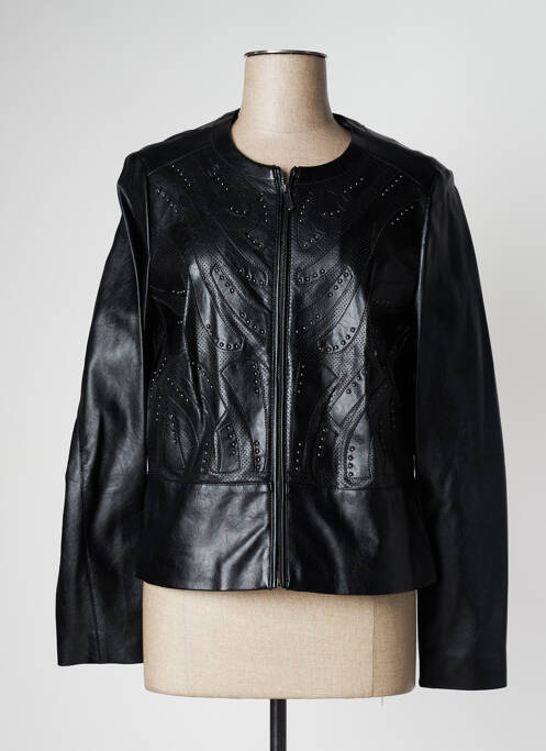 Veste simili cuir poches noir GERRY WEBER femme