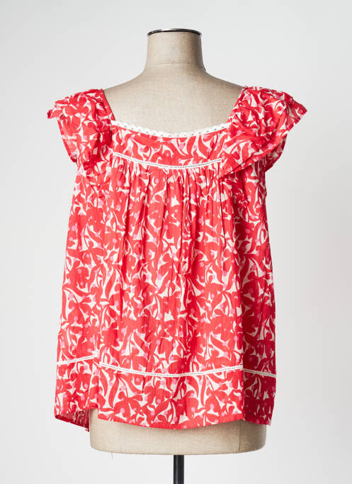 Blouse rouge AGATHE & LOUISE pour femme