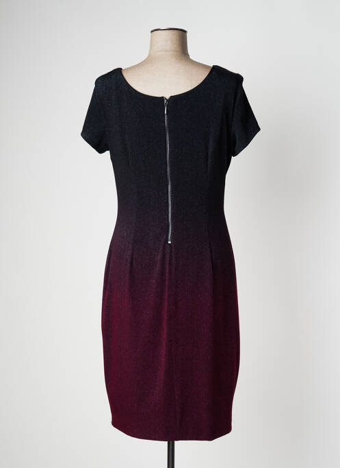 Robe mi-longue noir FRANK LYMAN pour femme