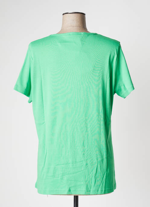 T-shirt vert I.ODENA pour femme