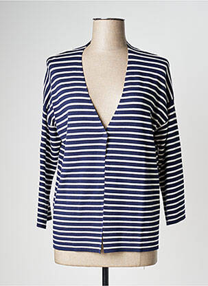 Gilet sans manche maille fine bleu GERRY WEBER femme
