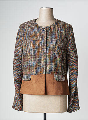 Veste chic fausses poches marron GERRY WEBER femme