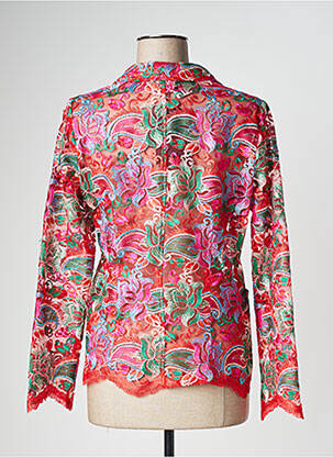 Blazer coupe cintrée rouge NATHALIE CHAIZE femme
