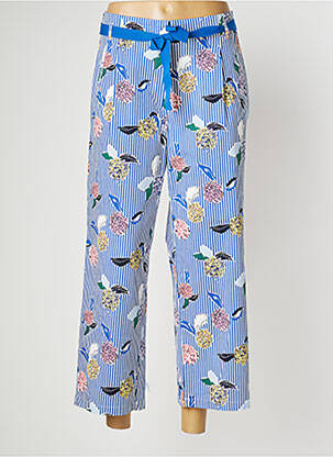 Pantalon 7/8 taille haute taille haute bleu GERRY WEBER femme