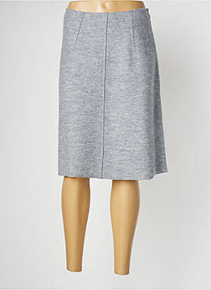 Jupe mi-longue stretch gris GERRY WEBER femme